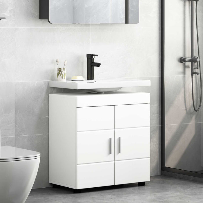 Set dulap baie TULUM Alb 60 x 34 x 63 cm Lemn compozit - WALTI WALTI