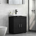 Set dulap baie TULUM Negru 60 x 34 x 63 cm Lemn compozit - WALTI WALTI