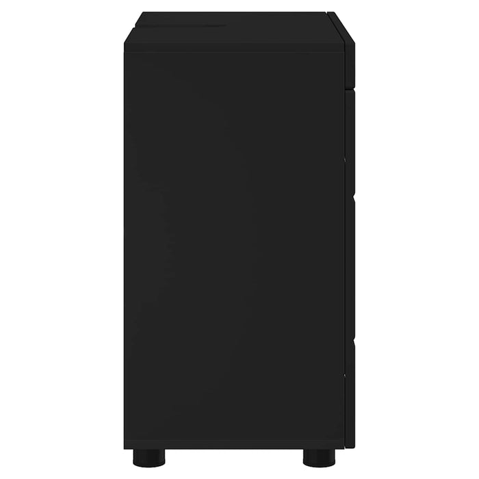 Set dulap baie TULUM Negru 60 x 34 x 63 cm Lemn compozit - WALTI WALTI