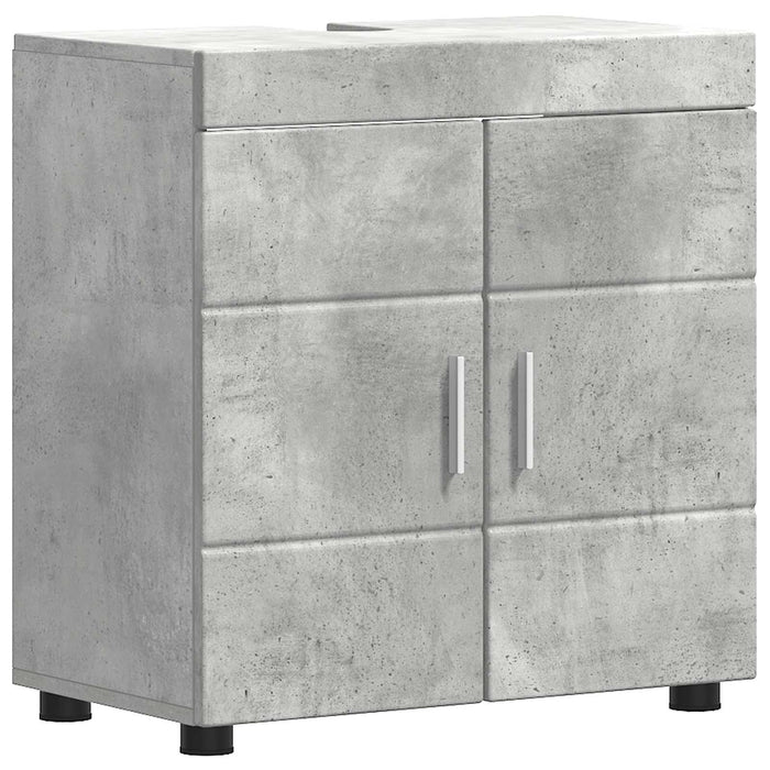 Set dulap baie TULUM Gri din beton 60 x 34 x 63 cm WALTI