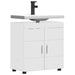 Set dulap baie TULUM Alb lucios 60 x 34 x 63 cm Lemn compozit - WALTI WALTI