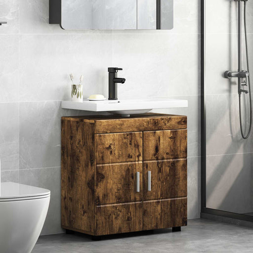 Set dulap baie TULUM Stejar fumuriu 60 x 34 x 63 cm - WALTI WALTI