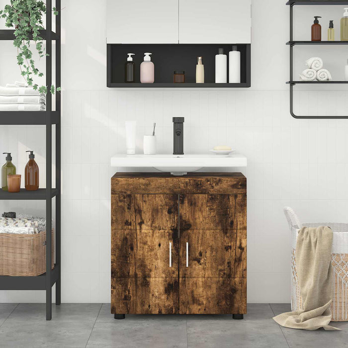 Set dulap baie TULUM Stejar fumuriu 60 x 34 x 63 cm - WALTI WALTI