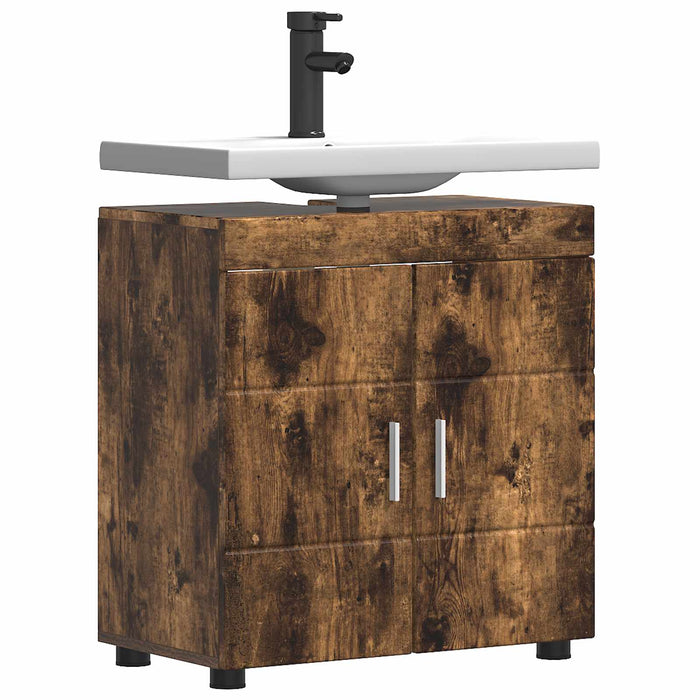 Set dulap baie TULUM Stejar fumuriu 60 x 34 x 63 cm - WALTI WALTI