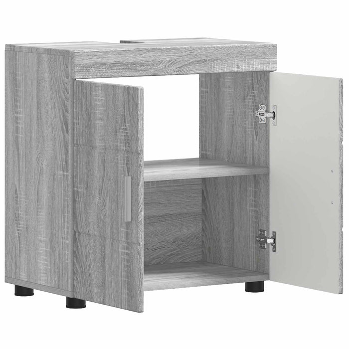 Set dulap baie TULUM Gri Sonoma 60 x 34 x 63 cm Lemn compozit - WALTI WALTI