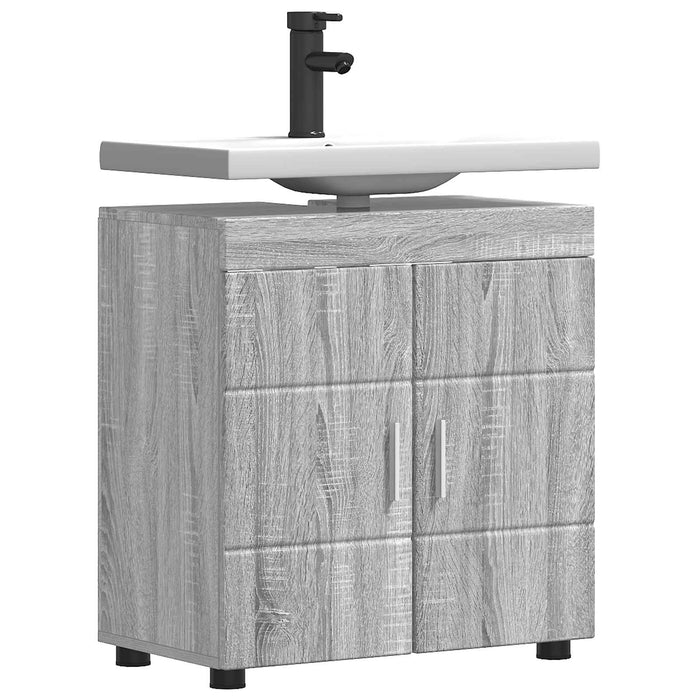 Set dulap baie TULUM Gri Sonoma 60 x 34 x 63 cm Lemn compozit - WALTI WALTI