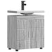 Set dulap baie TULUM Gri Sonoma 60 x 34 x 63 cm Lemn compozit - WALTI WALTI