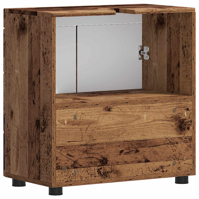Set dulap baie TULUM Lemn vechi 60 x 34 x 63 cm Lemn compozit - WALTI WALTI