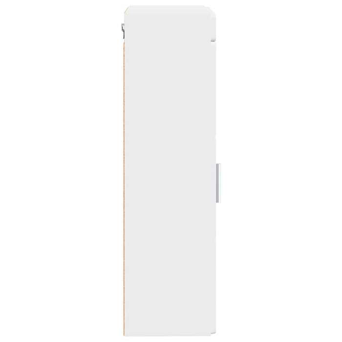 Dulap de perete pentru baie cu raft TULUM Alb 37 x 24,5 x 86 cm - WALTI WALTI