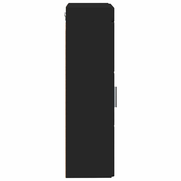 Dulap de perete pentru baie TULUM Negru 37 x 24,5 x 86 cm - WALTI WALTI