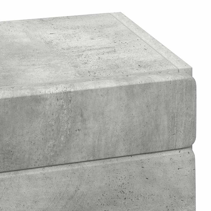 Dulap de perete pentru baie TULUM Gri din beton Lemn compozit - WALTI WALTI