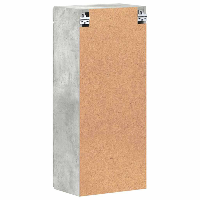 Dulap de perete pentru baie TULUM Gri din beton Lemn compozit - WALTI WALTI
