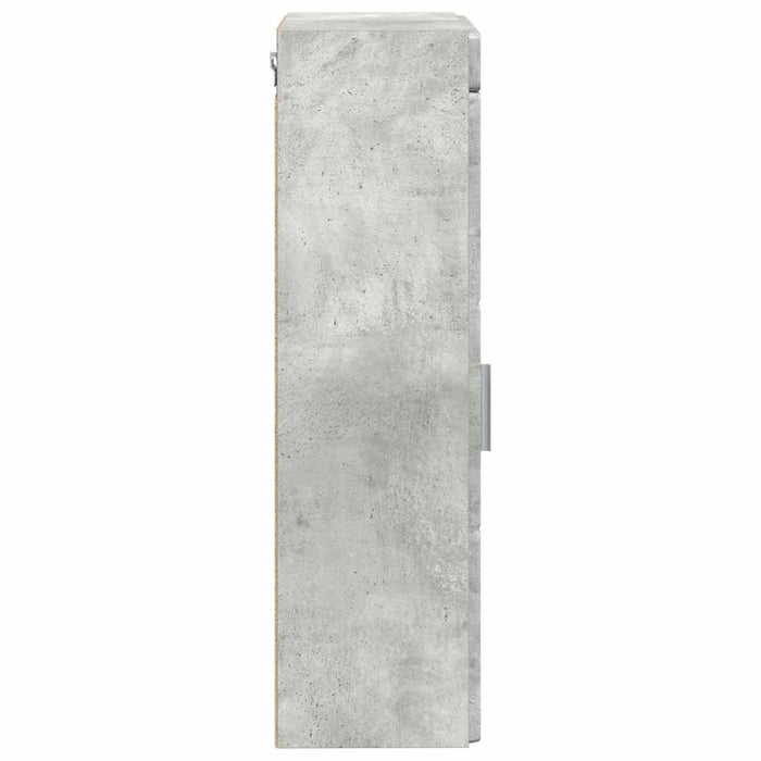 Dulap de perete pentru baie TULUM Gri din beton Lemn compozit - WALTI WALTI