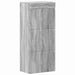 Dulap de perete pentru baie TULUM Gri Sonoma 37 x 24,5 x 86 cm - WALTI WALTI
