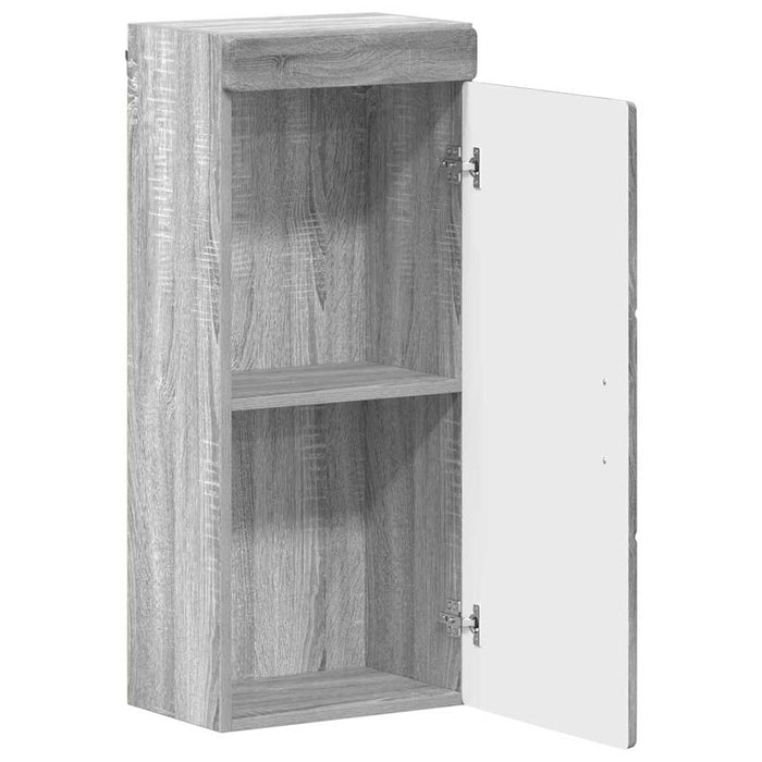 Dulap de perete pentru baie TULUM Gri Sonoma 37 x 24,5 x 86 cm - WALTI WALTI