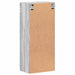 Dulap de perete pentru baie TULUM Gri Sonoma 37 x 24,5 x 86 cm - WALTI WALTI