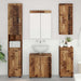 Dulap de perete pentru baie TULUM Lemn vechi 37 x 24,5 x 86 cm - WALTI WALTI