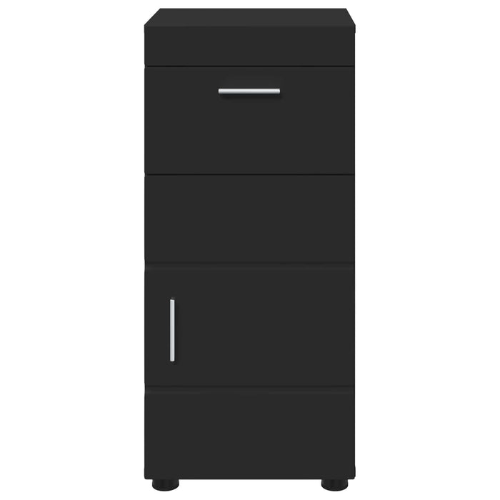 Set dulap baie TULUM Negru 37 x 31,5 x 82 cm Lemn compozit - WALTI WALTI
