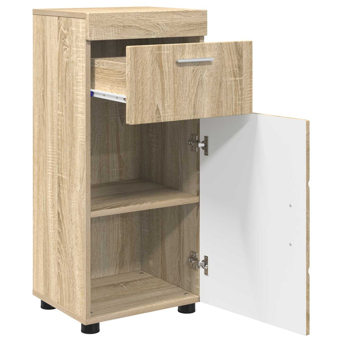 Set dulap baie cu sertar TULUM Stejar Sonoma 37 x 31,5 x 82 cm - WALTI WALTI