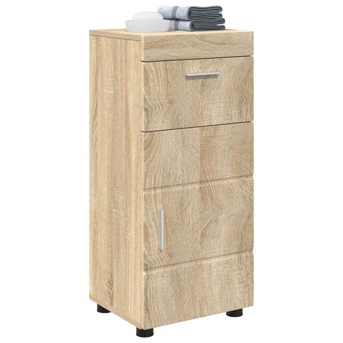 Set dulap baie cu sertar TULUM Stejar Sonoma 37 x 31,5 x 82 cm - WALTI WALTI