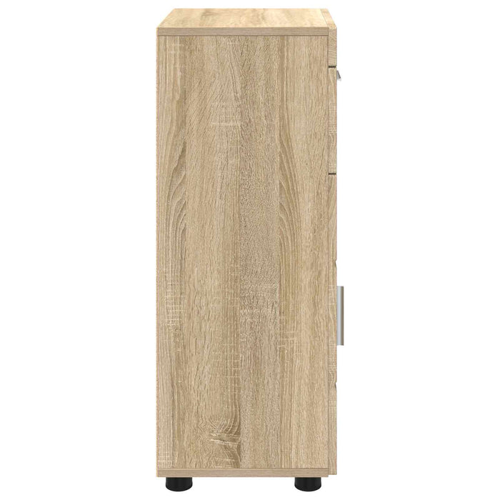 Set dulap baie cu sertar TULUM Stejar Sonoma 37 x 31,5 x 82 cm - WALTI WALTI