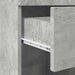 Set dulap baie cu sertar TULUM Gri din beton 37 x 31,5 x 82 cm - WALTI WALTI