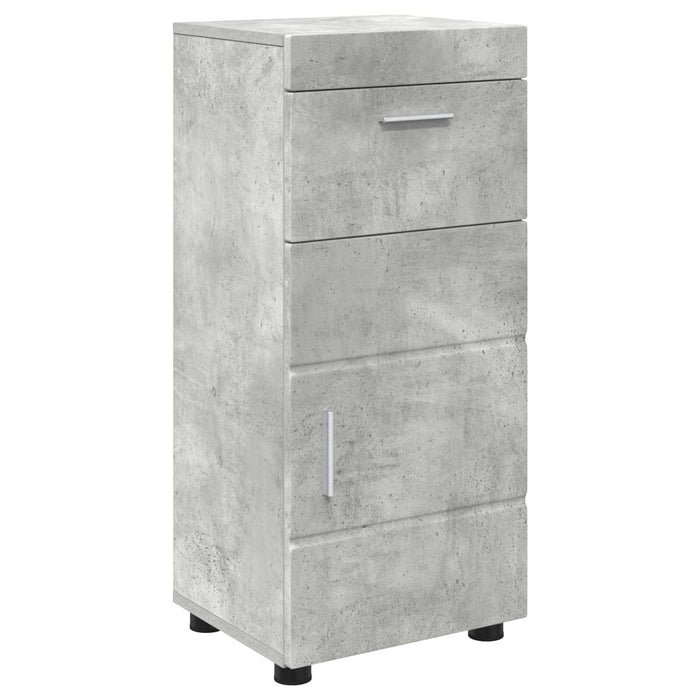 Set dulap baie cu sertar TULUM Gri din beton 37 x 31,5 x 82 cm - WALTI WALTI