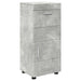 Set dulap baie cu sertar TULUM Gri din beton 37 x 31,5 x 82 cm - WALTI WALTI