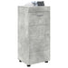 Set dulap baie cu sertar TULUM Gri din beton 37 x 31,5 x 82 cm - WALTI WALTI