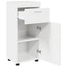 Set dulap baie TULUM Alb lucios 37 x 31,5 x 82 cm Lemn compozit - WALTI WALTI