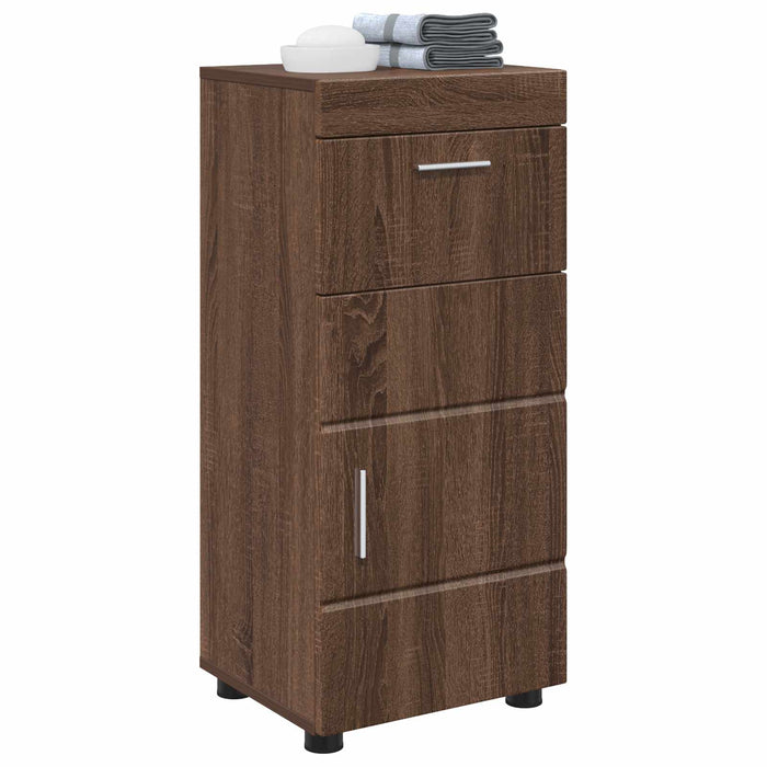 Set dulap baie TULUM Stejar închis 37 x 31,5 x 82 cm WALTI
