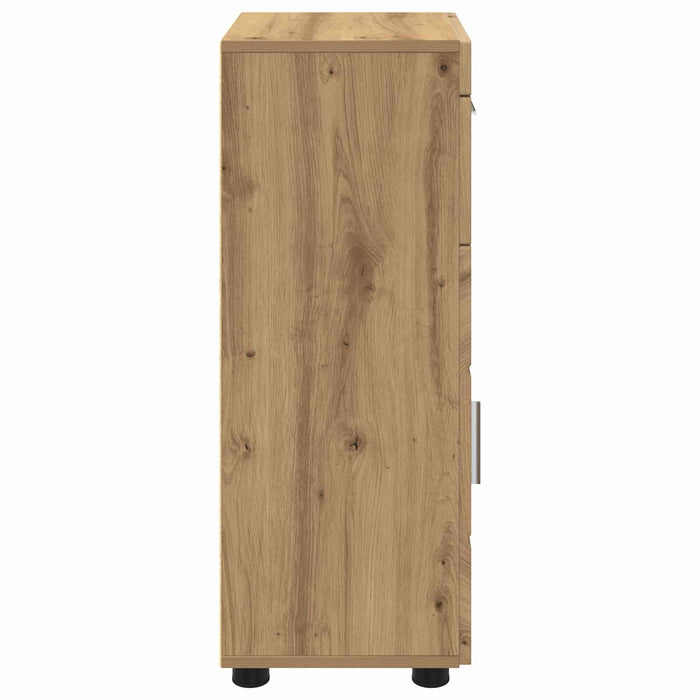 Set dulap baie TULUM Stejar Artizanal 37 x 31,5 x 82 cm WALTI
