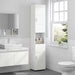Set dulap baie TULUM Alb 37 x 31,5 x 203 cm Lemn compozit - WALTI WALTI