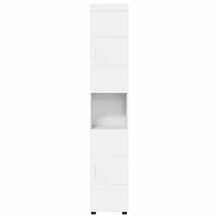 Set dulap baie TULUM Alb 37 x 31,5 x 203 cm Lemn compozit - WALTI WALTI
