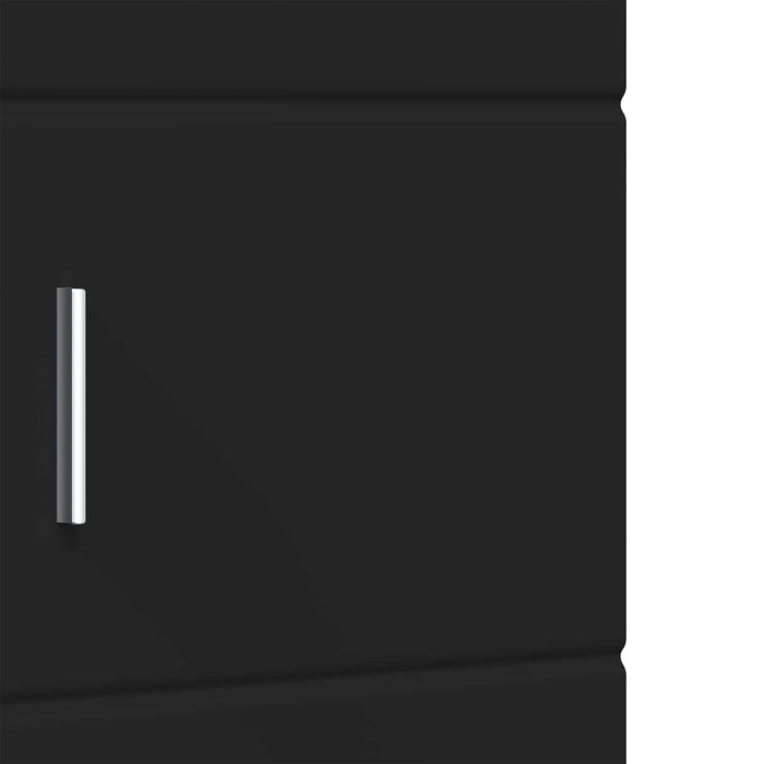 Set dulap baie TULUM Negru 37 x 31,5 x 203 cm Lemn compozit - WALTI WALTI