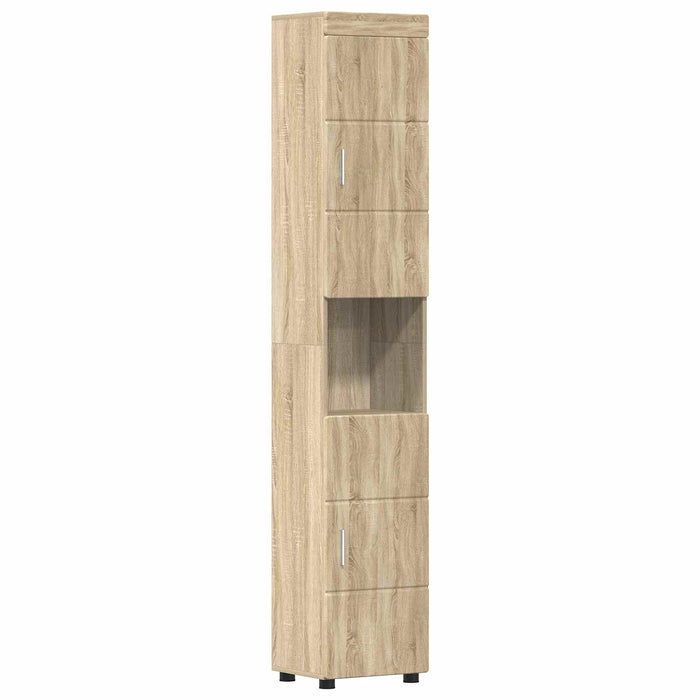 Set dulap baie TULUM Stejar Sonoma 37 x 31,5 x 203 cm WALTI