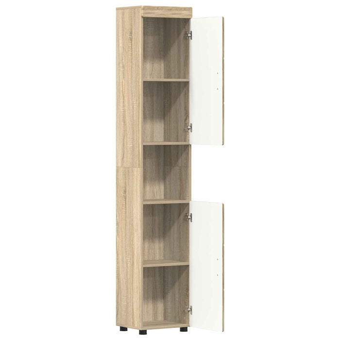 Set dulap baie TULUM Stejar Sonoma 37 x 31,5 x 203 cm WALTI