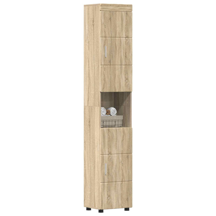 Set dulap baie TULUM Stejar Sonoma 37 x 31,5 x 203 cm WALTI