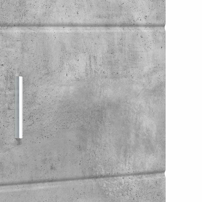 Set dulap baie TULUM Gri din beton 37 x 31,5 x 203 cm - WALTI WALTI