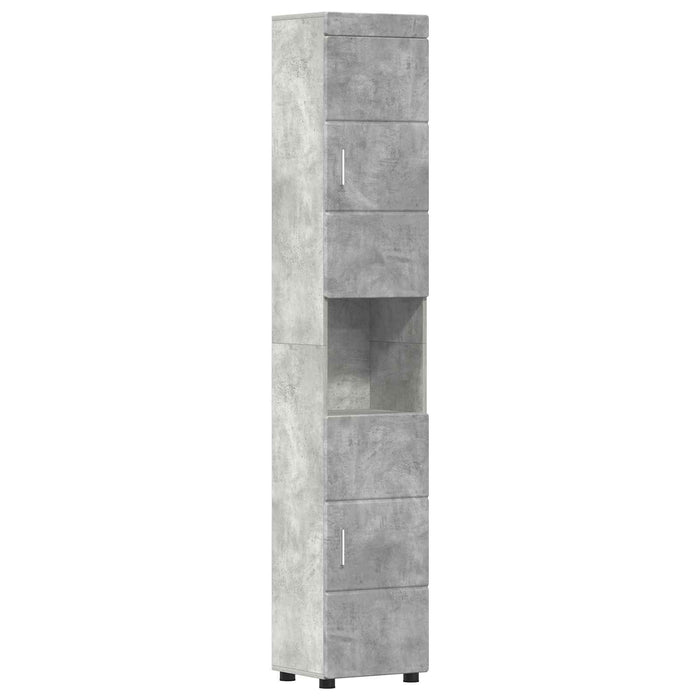 Set dulap baie TULUM Gri din beton 37 x 31,5 x 203 cm - WALTI WALTI