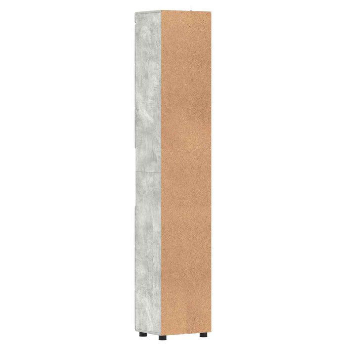 Set dulap baie TULUM Gri din beton 37 x 31,5 x 203 cm - WALTI WALTI