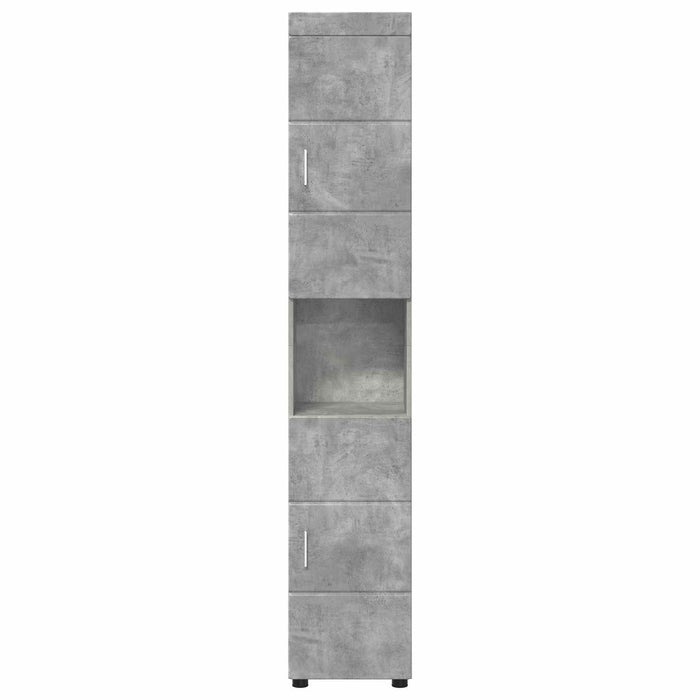 Set dulap baie TULUM Gri din beton 37 x 31,5 x 203 cm - WALTI WALTI