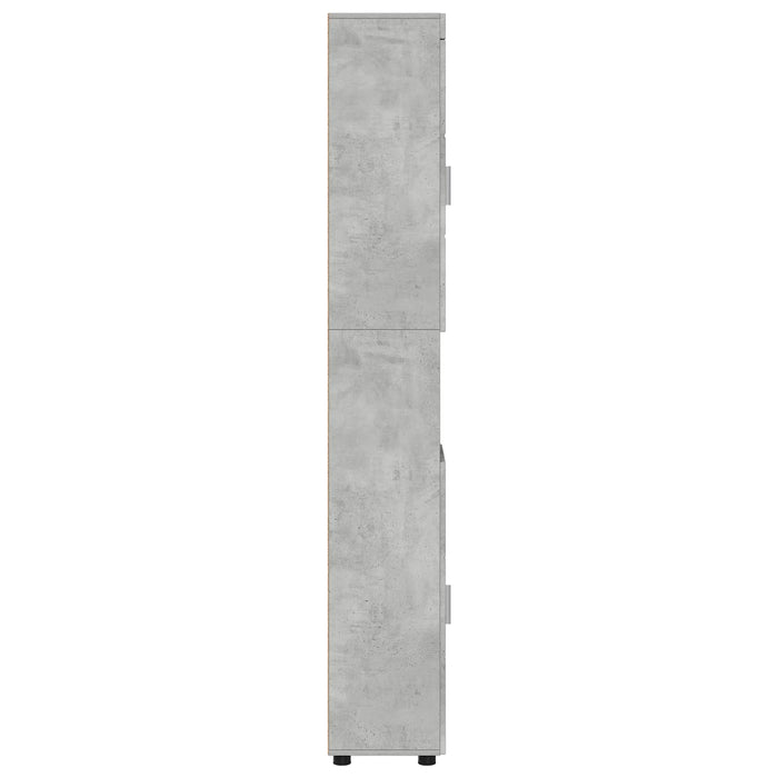 Set dulap baie TULUM Gri din beton 37 x 31,5 x 203 cm - WALTI WALTI