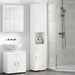 Set dulap baie TULUM Alb lucios 37 x 31,5 x 203 cm - WALTI WALTI