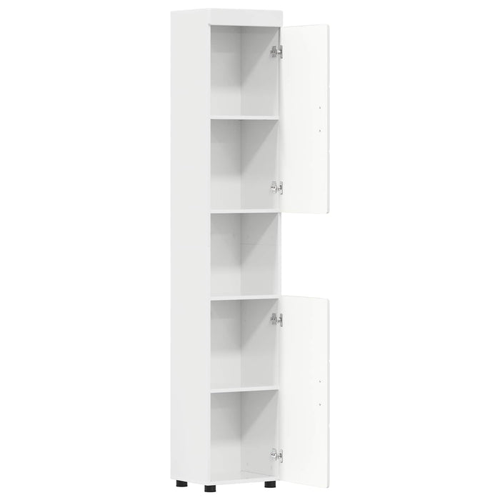 Set dulap baie TULUM Alb lucios 37 x 31,5 x 203 cm - WALTI WALTI