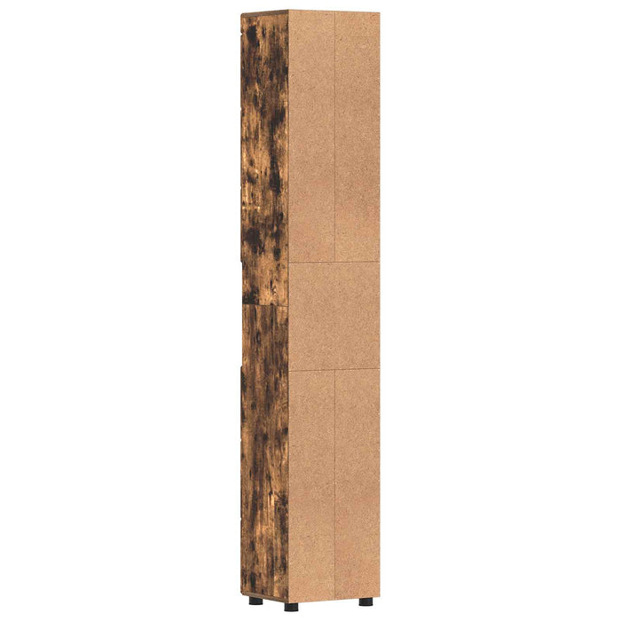 Set dulap baie TULUM Stejar fumuriu 37 x 31,5 x 203 cm - WALTI WALTI