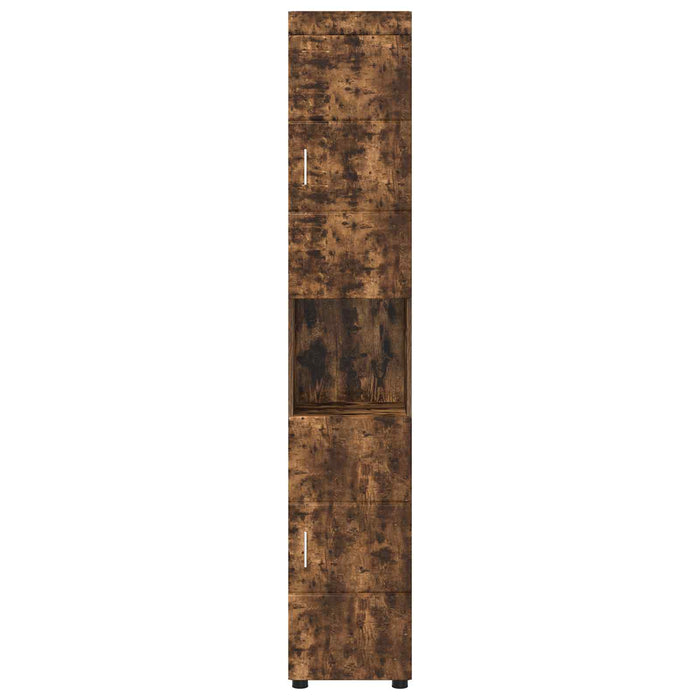 Set dulap baie TULUM Stejar fumuriu 37 x 31,5 x 203 cm - WALTI WALTI