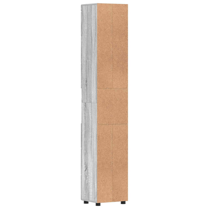 Set dulap baie TULUM Gri Sonoma 37 x 31,5 x 203 cm WALTI