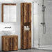 Set dulap baie TULUM Lemn vechi 37 x 31,5 x 203 cm - WALTI WALTI
