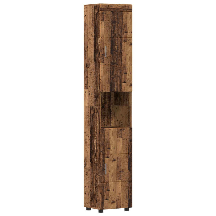 Set dulap baie TULUM Lemn vechi 37 x 31,5 x 203 cm - WALTI WALTI
